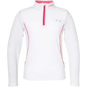 Stretch Fleece Girls Zip Moc PS6H2LS90 WT1 110cm [スキーウェア ミドルウェア ジュニア]