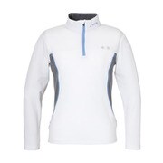 Stretch Fleece Girls Zip Moc PS6H2LS90 WT2 100cm [スキーウェア ミドルウェア ジュニア]