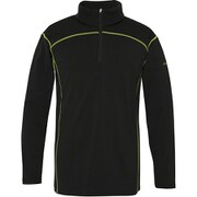 Bi-color Stretch Zip Moc S BK [アンダー・タイツ]