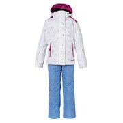 Snow Crystal Kids Two-piece PS6H22P75 WT 100cm [スキーウェアジュニア]