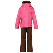 Snow Crystal Kids Two-piece 100cm PK [スキーウェアジュニア]