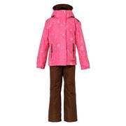 Snow Crystal Kids Two-piece 110cm PK [スキーウェアジュニア]