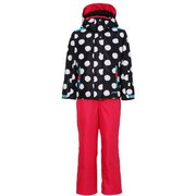 Snow Crystal Kids Two-piece 100cm BK [スキーウェアジュニア]