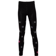 Shooting Star Girls Tights PS7H2UB90 BK JLサイズ [アンダー タイツ]