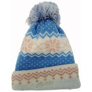 Snow Crystal Girls Watch Cap PS7H8HW96 LB JFサイズ [ウェア アクセサリー]
