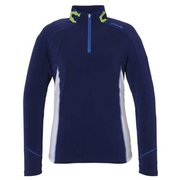 Stretch Fleece Boys Zip Moc PS7G2LS80 NV 110cm [スキーウェア ジュニア]