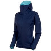 Ultimate V SO Hooded Jacket Women S 50133 peacoat-waters [アウトドア ソフトシェルジャケット レディース]