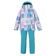 Snow Crystal kids Two-piece PS8H22P75 AB 110cm [スキーウェア 上下セット ジュニア]