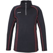 Stream Cut W s 1/2 Zip Tee PS882LS62 BK Sサイズ [アンダー・タイツ レディース]