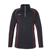 Stream Cut Ws 1/2 Zip Tee PS882LS62 BK Mサイズ [アンダー・タイツ レディース]
