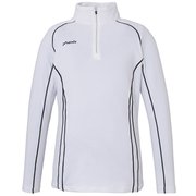 Stream Cut Ws 1/2 Zip Tee PS882LS62 WT Lサイズ [アンダー・タイツ レディース]