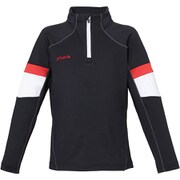 Stretch Fleece Boy s 1/2 Zip Tee PS8G2LS70 BK 100cm [アウトドア カットソー キッズ]