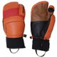 Tri-Finger Leather Gloves PF878GL06 OR Mサイズ [スキーグローブ]