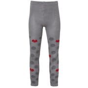 Dot ＆ Heart Girls Tights PS8H2UB90 GR JLサイズ [アンダー・タイツ ジュニア]