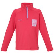 Stretch Fleece Pt. Pocket Girl s 1/2 Zip Moc PS8H2LS75 MA 160cm [アンダー タイツ]