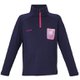 Stretch Fleece Pt. Pocket Girl s 1/2 Zip Moc PS8H2LS75 DN 150cm [アウトドア フリース キッズ]