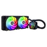 RGB対応水冷クーラー リフィル不要簡易水冷Inte/AMD ソケット対応ラジエーター SST-PF240-ARGB