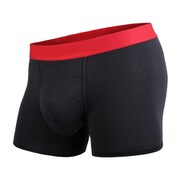 MPWTL WEEKDAY トランクス SOLID LITE BLACK/RED Sサイズ [アンダーウェア ライトトランクスパンツ メンズ]