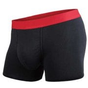 MPWTL WEEKDAY トランクス SOLID LITE BLACK/RED Lサイズ [アンダーウェア トランクスパンツ メンズ Lサイズ]