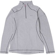 MICRO FLEECE 1/2 ZIP TEE PH862LS60 シルバー Mサイズ [アウトドア長袖カットソー レディース]