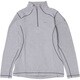 MICRO FLEECE 1/2 ZIP TEE PH862LS60 シルバー Sサイズ [アウトドア長袖カットソー レディース]
