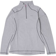 MICRO FLEECE 1/2 ZIP TEE PH862LS60 シルバー Sサイズ [アウトドア長袖カットソー レディース]