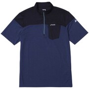 QTW S/S Zip Moc PH812SS11 NV XLサイズ [アウトドア カットソー]