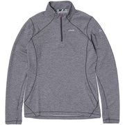 TRIENT 1/2 ZIP TEE PH922LS61 HEGR Lサイズ [アウトドア カットソー レディース]