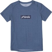 phenix Box Logo S/S PH922TS80 インディゴ Sサイズ [アウトドア カットソー レディース]
