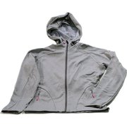SHADOW GRID FLEECE HOODIE PH862KT64 HEGR Mサイズ [アウトドア フリース レディース]