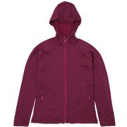SHADOW GRID FLEECE HOODIE PH862KT64 MA_マゼンタ Sサイズ [アウトドア フリース レディース]