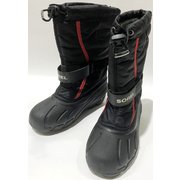 ユースフルーリー NY1885 Black Bright Red 3 [シューズ キッズ用]