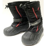 ユースフルーリー NY1885 Black Bright Red 2 [シューズ キッズ用]