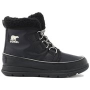 ソレルエクスプローラーカーニバル Sorel Explorer Carnival NL3040 010 Black Sea Salt US7(24cm) [防寒ブーツ レディース]