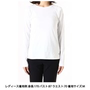 マイティーストライプロングスリーブT OL7686 102 Fogbank Mサイズ [アウトドア カットソー レディース]