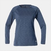 マイティーストライプロングスリーブT OL7686 492 Zinc Mサイズ [アウトドア カットソー レディース]