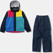 シンプソンサンクチュアリユースレインスーツ PY0072 （426）Columbia Navy Multi XXSサイズ [アウトドアウェア キッズ用]