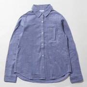 フオウルピナクルウィメンズロングスリーブシャツ PL7058 437_AZUL Sサイズ [アウトドア シャツ レディース]