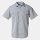 キャニオンソリッドショートスリーブシャツ Canyon Solid Short Sleeve Shirt OE7044 489_PHOENIX BLUE Sサイズ [アウトドア シャツ メンズ]