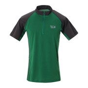 エステロショートスリーブジップT OE8207 FUSE GREEN Sサイズ [アウトドア カットソー メンズ]