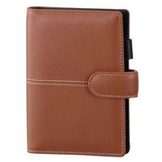 キーワード ベーシック(ホックベルト) システム手帳 ポケットサイズ ブラウン WWP76C