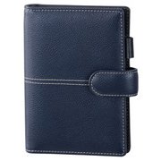 キーワード ベーシック(ホックベルト) システム手帳 ポケットサイズ ネイビー WWP76K