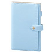 キーワード ベーシック(外ポケット) システム手帳 聖書サイズ ブルー WWB53A