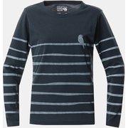 WハードウェアグラフィックロングスリーブT OR8773 425 Hardwear Navy Mサイズ [アウトドア カットソー レディース]