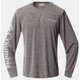 トリニティトレイル2ロングスリーブシャツ AE0224 023 City Grey White Sサイズ [アウトドア カットソー メンズ]