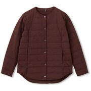 ライトストレッチダウンシャツコート LIGHT STRETCH DOWN SHIRTS COAT DC39318 (GN)ガーネットブラウン Lサイズ [アウトドア ダウンウェア レディース]