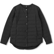 ライトストレッチダウンシャツコート LIGHT STRETCH DOWN SHIRTS COAT DC39318 (K)ブラック Mサイズ [アウトドア ダウンウェア レディース]