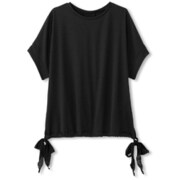 ALPHADRY DRAWCORD TEE DC59306 （K）ブラック Mサイズ [スポーツウェア シャツ レディース]