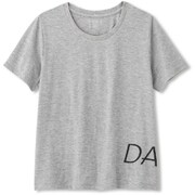 LOGO TEE DC79304 （Z）ミックスグレー XLサイズ [スポーツウェア シャツ レディース]