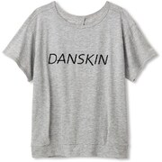 BACK OPEN TEE DC79310 （Z）ミックスグレーLサイズ [スポーツウェア シャツ レディース]